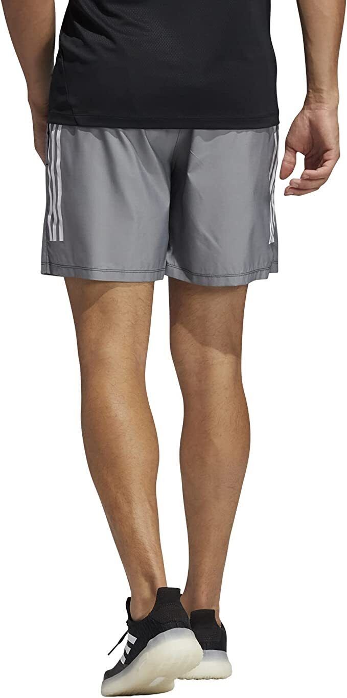 Translation missing: en.adidas Men's PrimeBlue Run For the Oceans 6" Shorts in Black Melange-2XL