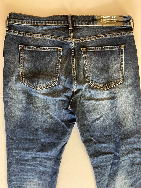 Translation missing: en.Sanctuary Men's Slim-Fit Jeans in Dark Blue-Size 36x32