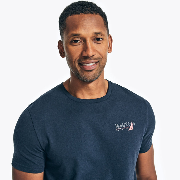 Translation missing: en.Nautica Men's Sustainably Crafted Ocean Challenge Graphic T-Shirt Navy-Small