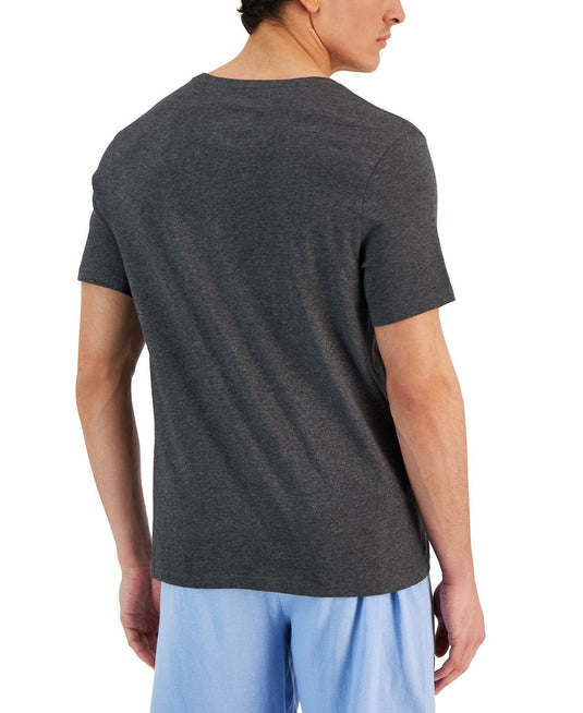 Translation missing: en.Club Room Men's Dad Sueded Graphic T-Shirt in Charcoal Heather-Medium