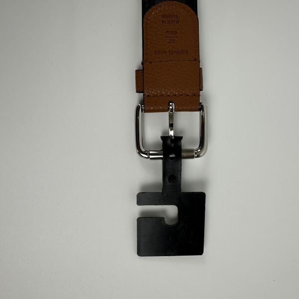 Translation missing: en.Michael Kors Mens Pebble Leather Jean Belt Brown-Size 32