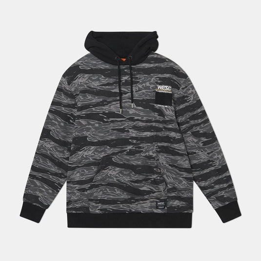 Translation missing: en.WESC Mike Camo Hoodie Black-Size Small