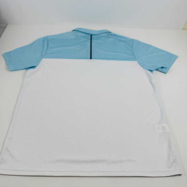 Translation missing: en.PGA TOUR Airflux Golf Polo Shirt BlueFish Multi Size 2XL Birdseye Block Print