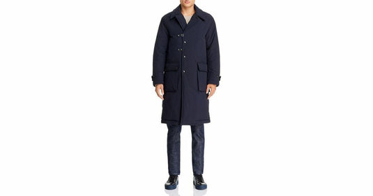 Translation missing: en.Eastlogue Men's Officer Coat in Dark Navy-Size Large