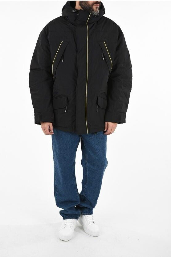 Translation missing: en.Napapijri Mens Epoch Cold Weather Short Coat in Black-Size Small