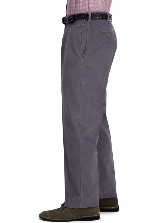 Translation missing: en.Haggar Men's Classic-Fit Premium Stretch Corduroy Pants Charcoal Grey-36x30