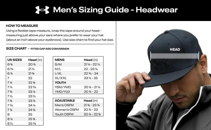 Translation missing: en.Under Armour Halftime Cuff Beanie Tech Blue Black, One Size Fits Most Acrylic