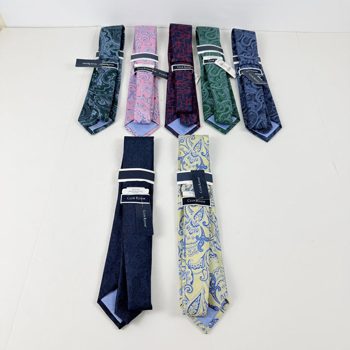 Translation missing: en.Club Room Men's Premium Ties Paisley Business Wedding Formal New Fast Ship -O/S