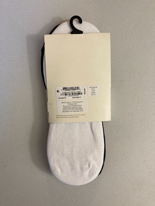 Translation missing: en.Sun + Stone Men's 3-Pk. No-Show Socks Gold Multi Size  7-12 Sock Size 10-13