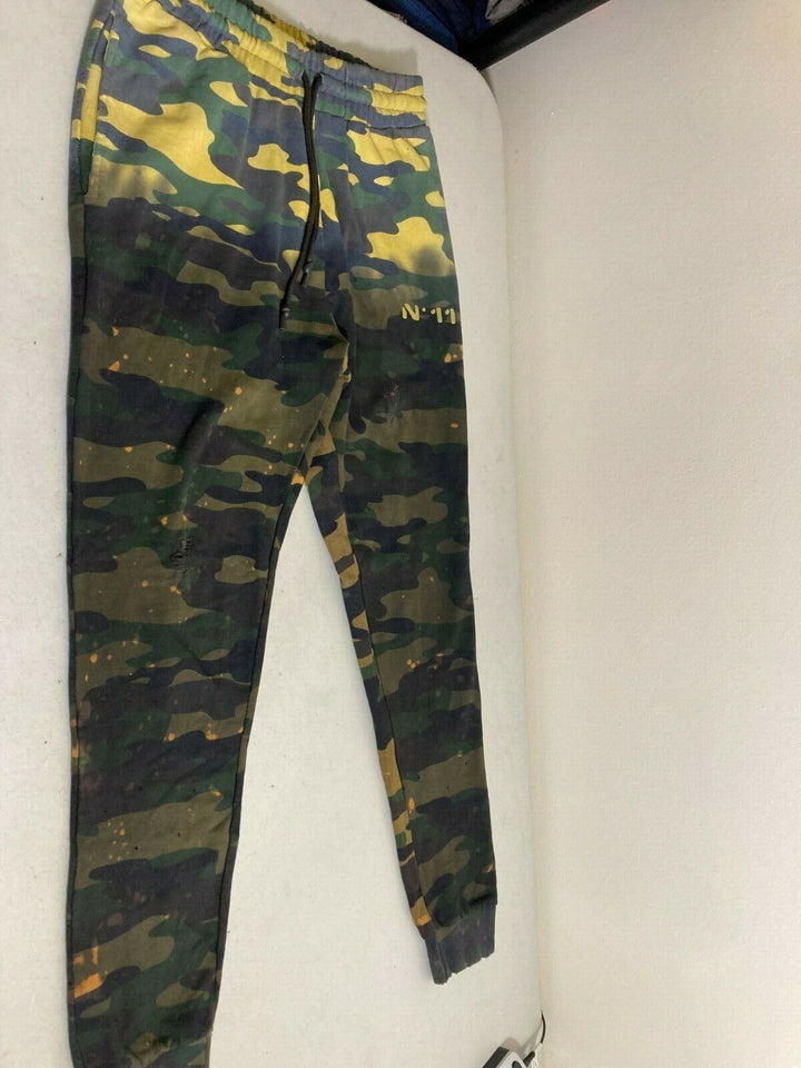 Translation missing: en.Eleven Paris Men's Acid Camo Fleece Jogger Destroyed in Acid Green Camo-Large