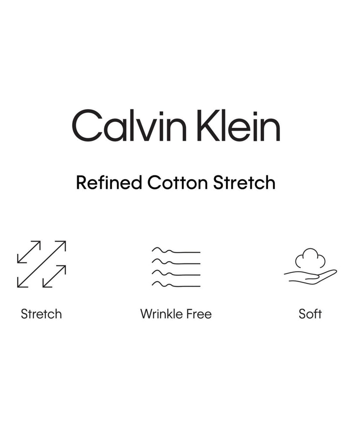 Translation missing: en.Calvin Klein Steel Dress Shirt 14.5 32/33 Pink Multi Men Stretch Slim Fit Check