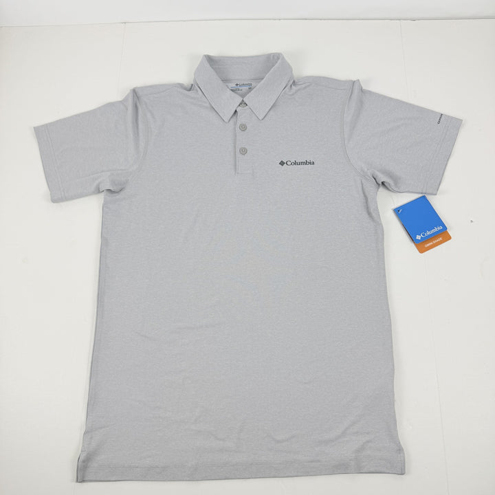 Translation missing: en.Columbia Men's Carter Short Sleeve Performance Crest Polo Grey-Small