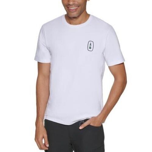 Translation missing: en.Bass Outdoor Men's Outside Flag Logo T-Shirt in White-XL