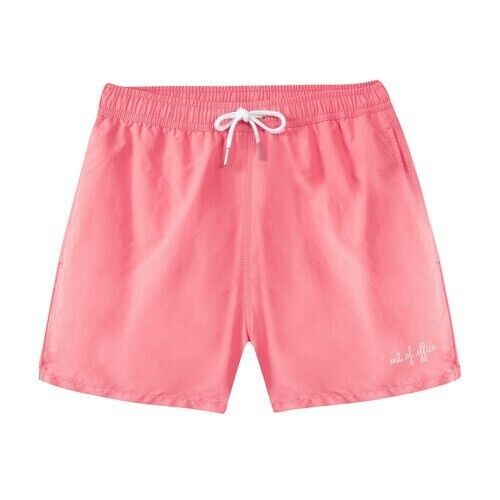 Translation missing: en.Maison Labiche Out of Office Embroidered Solid Swim Shorts in Apricot-2XL