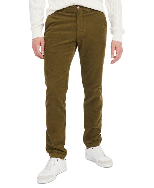 Translation missing: en.Tommy Hilfiger Mens Denton Straight-Fit Corduroy Chino Pants Putting Green-32x32