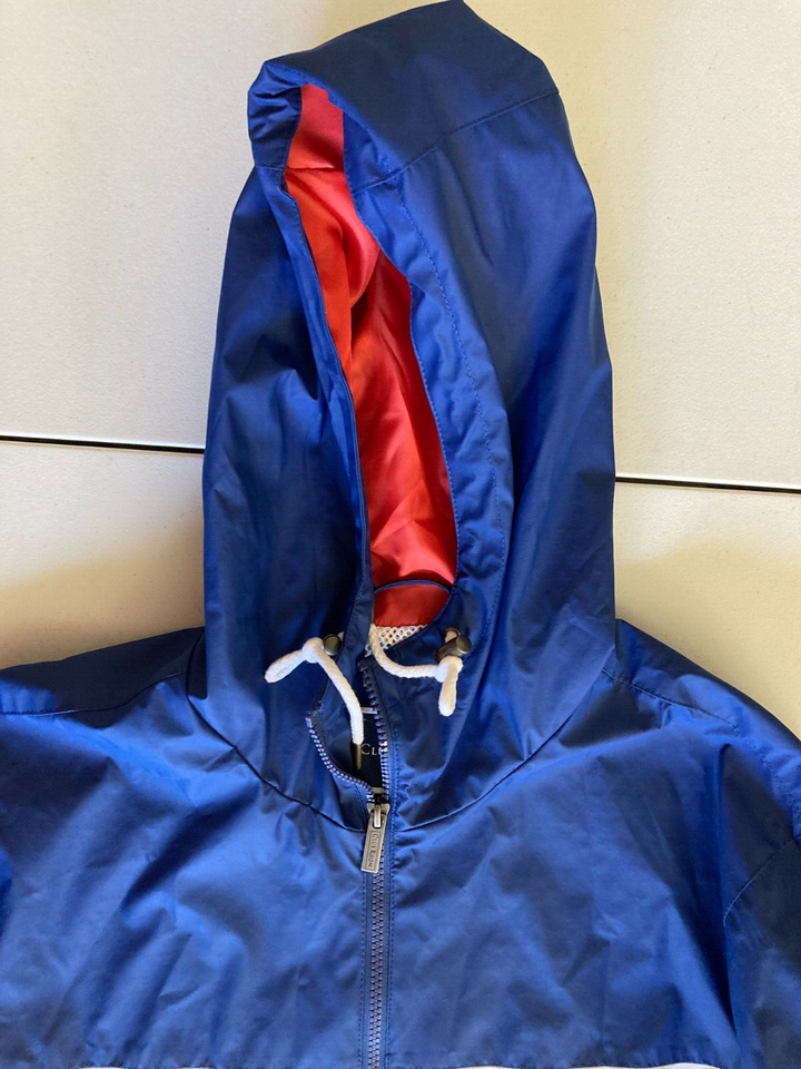 Translation missing: en.Club Room Men's Rubberized Lightweight Hooded Rain Jacket in Rinse-Medium