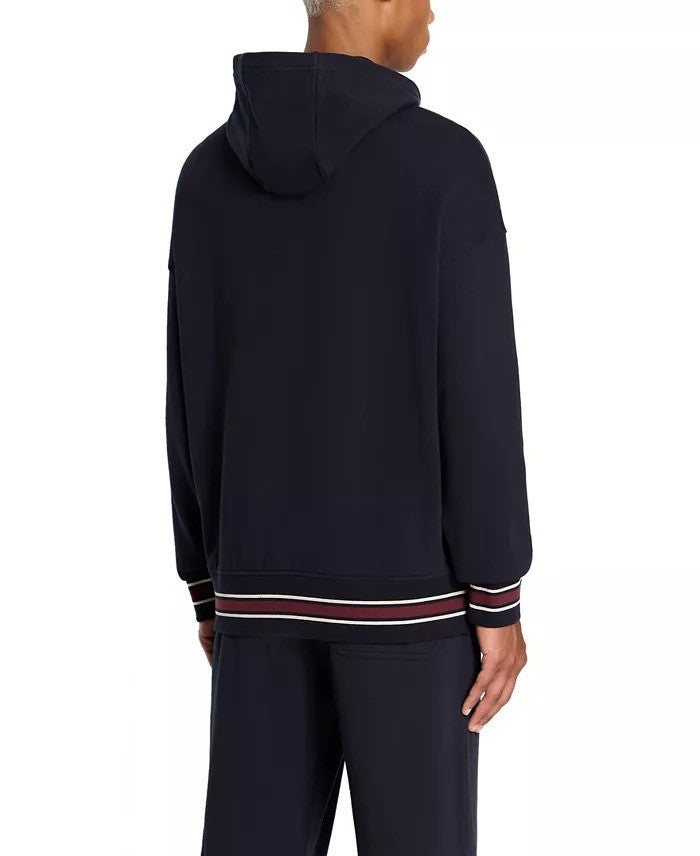 Translation missing: en.A|X Armani Exchange Hoodie Men's 2XL Navy Long-Sleeve Collegiate Logo Cotton Bld