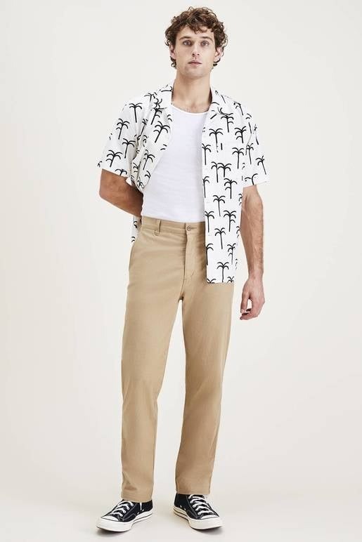 Translation missing: en.Dockers Mens Straight Fit Smart 360 Flex Linen-Blend Chino Pants Harvest-38x29