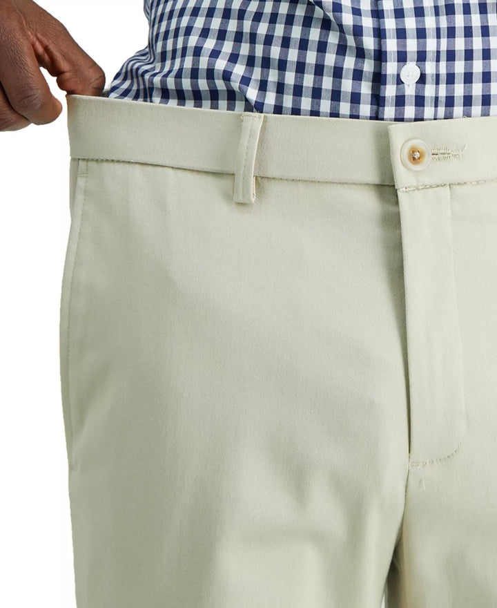 Translation missing: en.Haggar Men's Premium No Iron Khaki Straight-Fit Stretch Pants Sand-32x34