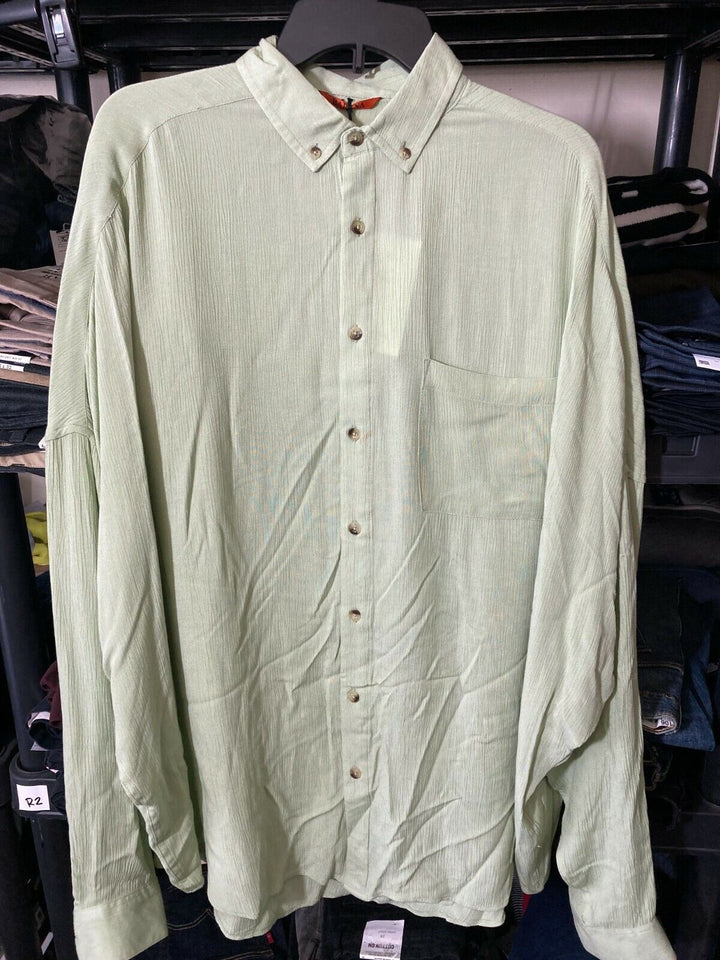 Translation missing: en.Barena Venezia SRL Overshirt in solid Sage Green-Size 3XL