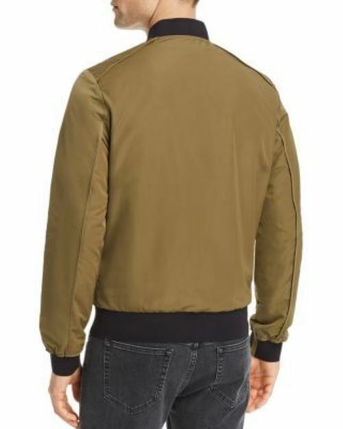 Translation missing: en.Pacific &amp; Park Men's Lightweight  Bomber Jacket Olive Green Medium