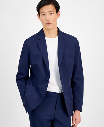 Translation missing: en.Alfani Men's Lightweight Nylon Blazer Reg Fit Stretch Neo Navy-XL 44-46R