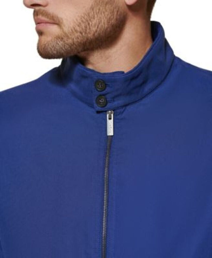 Translation missing: en.Club Room Men's Regular-Fit Solid Bomber Jacket in Navy-XL