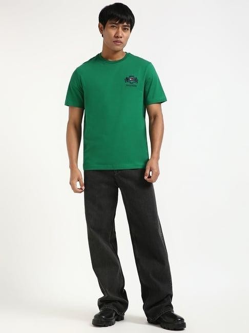 Translation missing: en.Tommy Hilfiger Men's Big &amp; Tall Embroidered Hilfiger Crest T-Shirt Green-2XLT