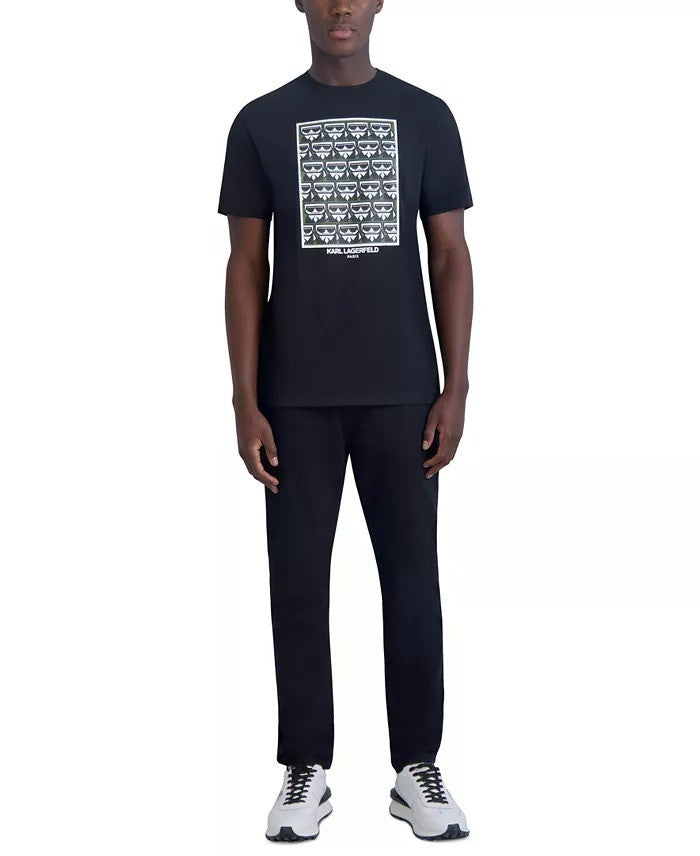 Translation missing: en.Karl Lagerfeld Paris Logo Graphic T-Shirt Men's Small Black Multiplied Kocktail