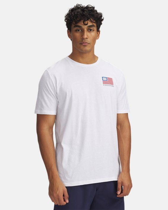 Translation missing: en.Under Armour Men's Freedom Graphic T-Shirt -White Steel-3XL