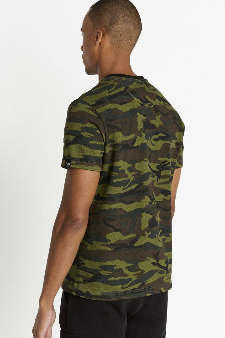 Translation missing: en.Avirex Camo French Terry Crew Neck Tee-Size Medium