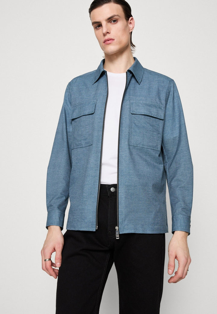Translation missing: en.BOSS Mens Carperos Lightweight Summer Jacket Bright Blue-40R