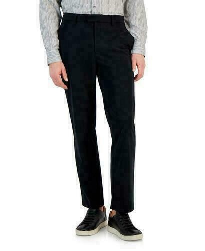 Translation missing: en.Alfani Alfatech Men's Classic-Fit Solid Stretch Dress Pants Deep Black-38x32
