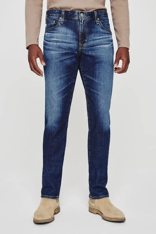 Translation missing: en.AG Tellis Men's Vapor Wash Modern Slim Fit Jeans in Airway Blue-29/34 1783LED