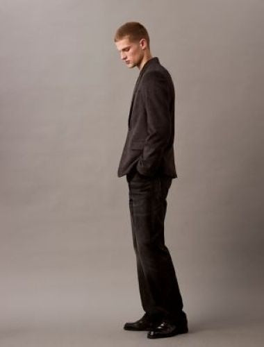 Translation missing: en.Calvin Klein Men's Wool Blend Slim Blazer Black Beauty-Small 32-34R