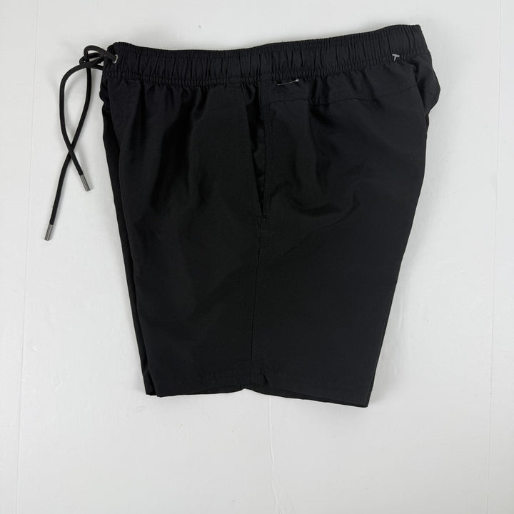 Translation missing: en.Cotton On Men's Kahuna Drawstring Shorts 5in Inseam Pockets Black-Small