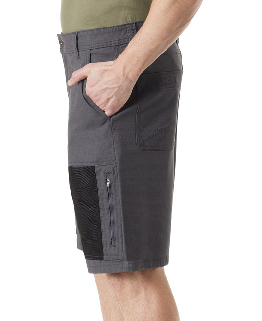 Translation missing: en.Bass Outdoor Men's Explorer Cargo 11" Shorts Stretch - Forged Iron-Size 30