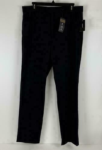 Translation missing: en.Alfani Alfatech Men's Classic-Fit Solid Stretch Dress Pants Deep Black-38x32