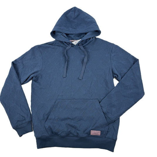 Translation missing: en.Scotch And Soda Geo Print Cotton Blend Hoodie Teal Blue-Size Small