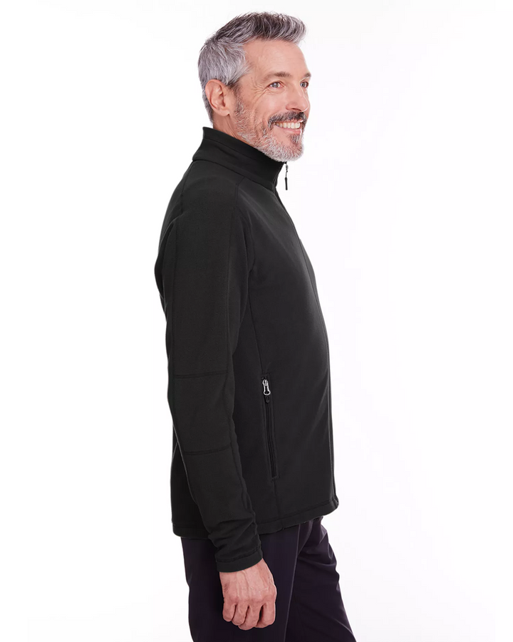 Translation missing: en.Marmot Men's Rocklin Jacket Size 2XL Black Fleece Full Zip Pockets Mock Neck
