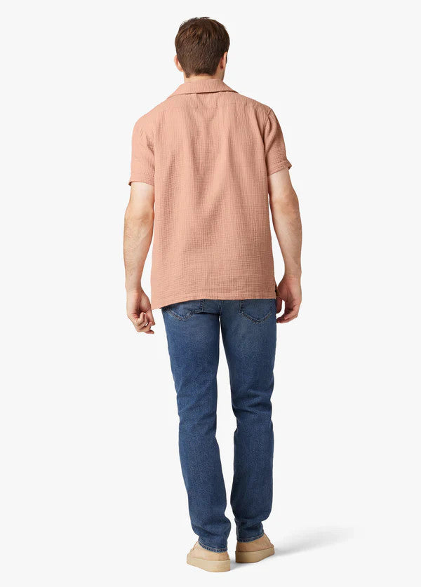 Translation missing: en.Joe's Jeans Men's Reg-Fit Charlie Camp Shirt in Dusty Clay-Large