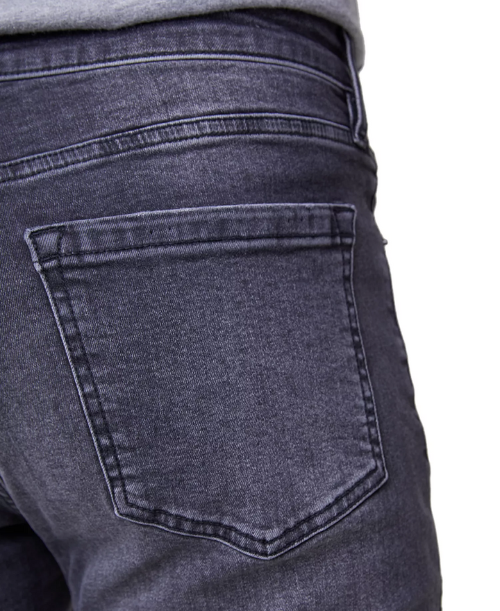 Translation missing: en.Lazer Men's Skinny Fit Stretch Distressed Jeans Winsor Washed Black- 30x30