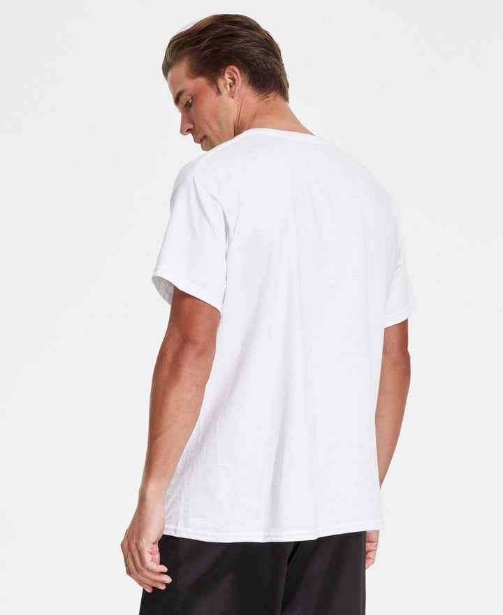 Translation missing: en.Reebok Men's Logo Varsity Cotton T-Shirt - White-Size Medium