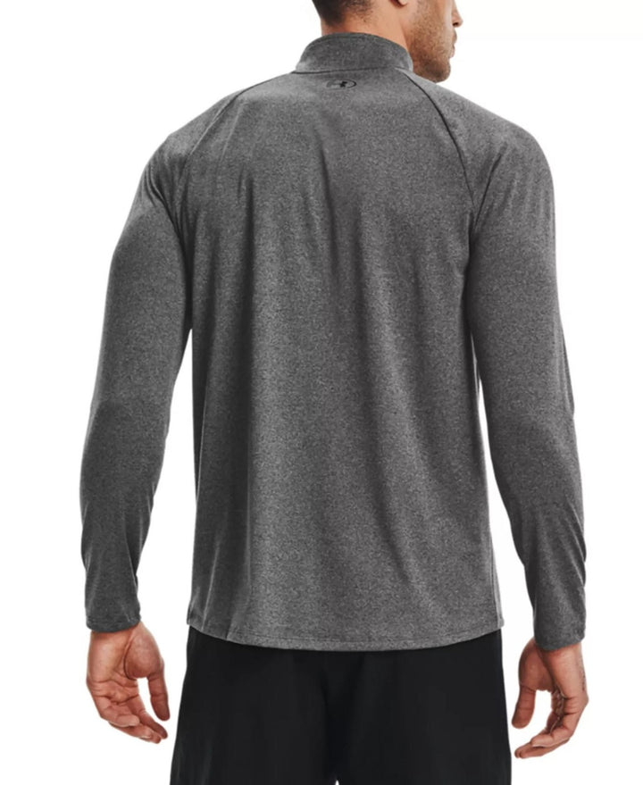 Translation missing: en.Under Armour Ua Tech Half-Zip Pullover Carbon Heather/Black Size 2XL Mens Loose