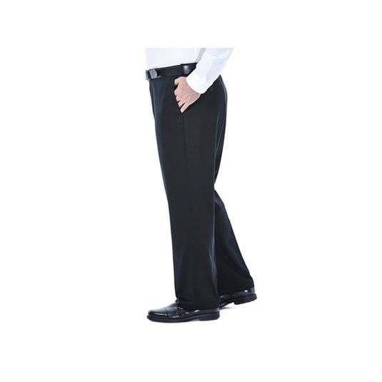 Translation missing: en.Haggar Men's Big &amp; Tall Premium No Iron Khaki Classic Fit Pants Black-48x32