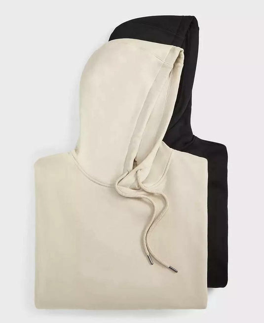 Translation missing: en.Mode of One Men's Relaxed-Fit Fleece Hoodie Ebony Grey-Large