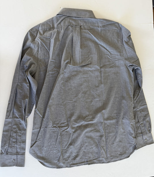 Translation missing: en.The Men's Store Chambray Classic Fit Shirt Grey-Large