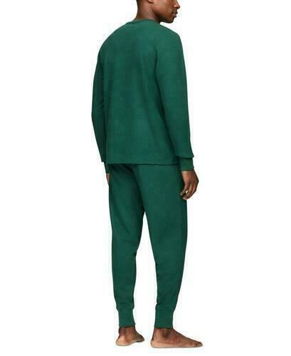 Translation missing: en.Tommy Hilfiger Pajama Shirt Spruce Size 2XL Men's Thermal Logo Long-Sleeve