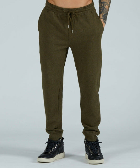 Translation missing: en.ATM Anthony Thomas Melillo Mélange French Terry Joggers in Olive Heather-XL