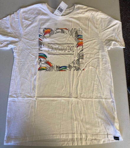 Translation missing: en.Hurley Men's Everyday Washed Toucan Aviary T-Shirt in White-Medium